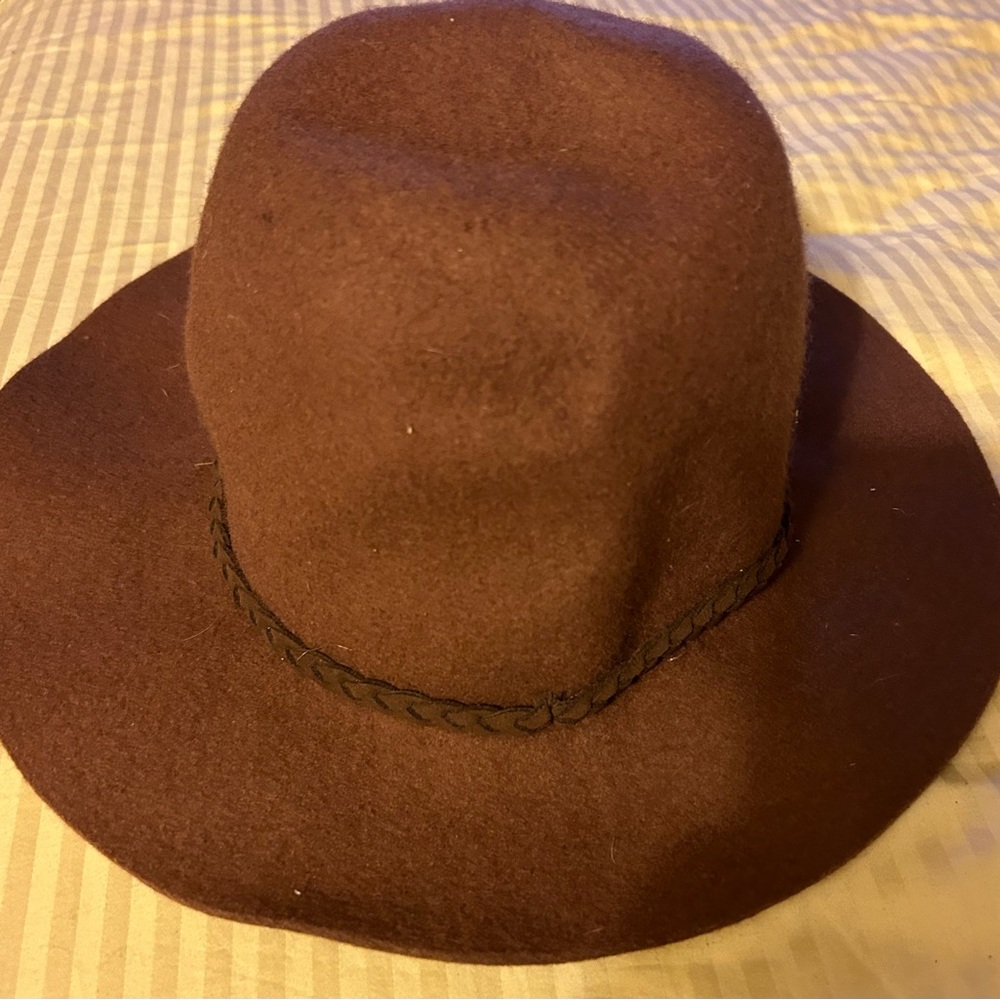 Hinge Nordstrom wool hat cognac color